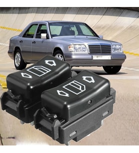 2 Adet Mercedes W124 Cam Açma Kapama Anahtarı 6pin