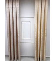 NİVEMESHOME LİNA V-101 KREM 1/3 PİLELİ FON PERDE