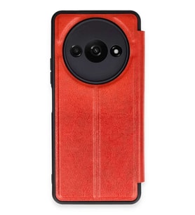 Redmi A3 4G Kılıf Flip Cover - Kırmızı