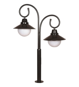 AVONNI BSU-68092-2BSY-OP Siyah Boyalı Dış Mekan Aydınlatma E27 Aluminyum Polietilen Cam 90cm