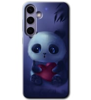 Galaxy S24 Kılıf HD Desen Baskılı Kılıf - Bebek Panda