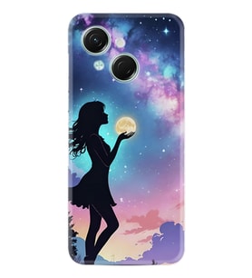 Spark Go 1 2025 Kılıf Boutique Baskılı Resimli Woman in Moon Pcode -005