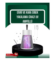 Mey İthalat® Kamp ve Bahçe İçin Şarjlı Böcek Kovucu Lamba