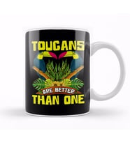 Cute & Funny Toucan Make It Together Bird Pun Kupa Bardak Porselen