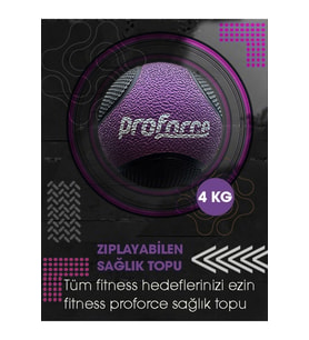 Zıplayan Sağlık Topu 4 Kg St4 (Mor)