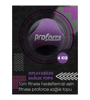 Zıplayan Sağlık Topu 4 Kg St4 (Mor)