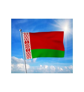 Belarus - Beyaz Rusya Bayrağı Premium Raşel Kumaş 70x105 cm