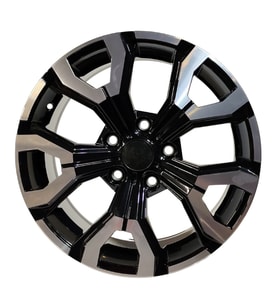 4 Adet SONIC 1099 6.5*16 5*114.3 ET35 66.1 BLACK MACK JANT (Takım)
