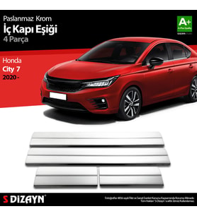 Honda City Krom İç Kapı Eşiği 4 Prç. 2020 Üzeri