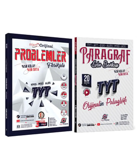 Orijinal Mikro TYT Problemler ve Paragraf Soru Bankası Seti 2 Kitap
