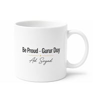 Be Proud Yazılı Gurur Duy Kupa Bardak Motivasyon Hediye Porselen Mug