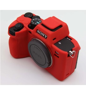 Mettzchrom Sony A7M4 a74 A7M5 Mark V A7 Mark 4 Uyumlu Silikon Koruyucu Kılıf