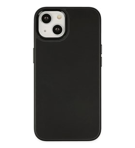 Newface Apple iPhone 14 Plus Kılıf Asya Deri Silikon - Siyah