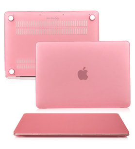 McStorey Macbook Air M2 ile Uyumlu Kılıf 2022 HardCase A2681 Mat (Açık Pembe)