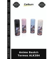 Özel Üretim İçecek Hediyelik Aksesuar Anime Baskılı Termos ALK384
