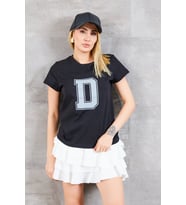 Kadın D Baskılı T-shirt