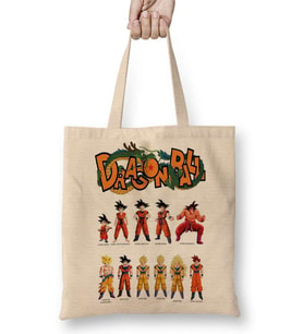 Goku Dragon Ball Bez Çanta Uzun Saplı