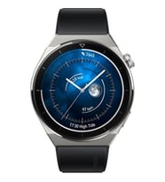 Huawei Watch Gt3 Pro 46MM Titanyum Kasa - Siyah Kauçuk Kordon