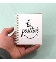 Be Positive Sevimli Tasarım Not Defteri