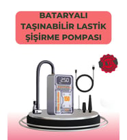 Çok Fonksiyonlu Araç, Bisiklet, Top Uyumlu Elektrikli Hava Pompası