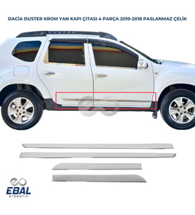 DACİA DUSTER KROM YAN KAPI ÇITASI 4 KAPI 2010-2018 P.ÇELİK