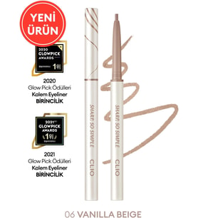 Suya Dayanıklı, İnce Uçlu Göz Kalemi Sharp So Simple Waterproof Pencil Liner(006 Vanilla Beige)