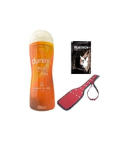 Durex Play 2in1 Ylang Ylang Baştan Çıkartıcı&Kayganlaştırıcı Jel 200 ml + Kırmızı Deri Şaplak + Hediye