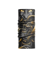 Motobir Baf-Bandana Siyah Gold Yılanlı Şeytan (Renksiz)