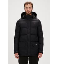 Bad Bear COLONEL PUFFER COAT Erkek Kaban Siyah S-XXL