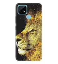 Realme C11 C21 C21Y C25Y C11 2021 Kılıf Desemli Silikon Leon 1323