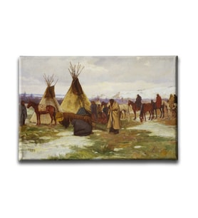 Eski Yaşam -Çadır  Canvas Tablo ETY107