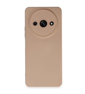 Xiaomi Redmi A3 4G Kılıf Nano içi Kadife Silikon - Pudra