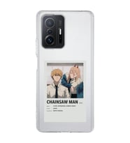 Xiaomi Mi 11T - 11T Pro Uyumlu Chainsaw Man Anime Tasarımlı Şeffaf Telefon Kılıfı