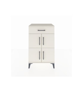 Hyperion Komodin Tek Raflı Tek Çekmeceli 4 Kapaklı 60x44x96 Aytaşı-Aytaşı