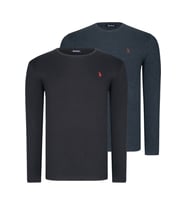 İKİLİ SET T8588 DEWBERRY YUVARLAK YAKA ERKEK SWEATSHIRT-ANTRASİT-SİYAH