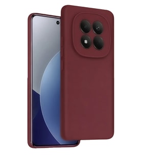 Mey İthalat® Redmi Note 15 Pro 5G First Silikon - Bordo
