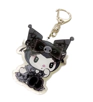 Schulzz Anime Kuromi Şeffaf Akrilik Çift Yüz Orijinal Anahtarlık