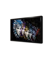 Maske Çerçeveli Mdf Tablo