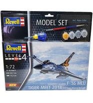 Revell 1:72 Lockheed Martin F-16 MLU Tiger Meet 2018 Model Seti - 63860