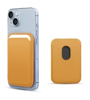 Microsonic Apple iPhone 13 Mini Leather Wallet MagSafe Sarı
