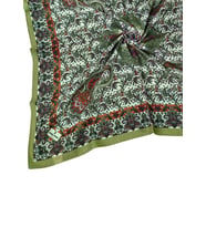 Mim Eşarp Prime Pamuk Etnik Desenli Eşarp 90x90 cm (Yeşil)