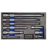 Brio Uzatma Kol Set 9 Parça 1/4 3/8 1-2