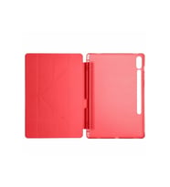 Pilelistore   Samsung Galaxy X510 Tab S9 FE 11 Kılıf Kalemlikli Mars Tablet Kılıfı - Kırmızı