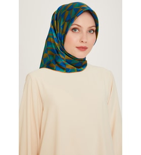 Armine Nostalji Serisi İpek Twill Eşarp 9204D