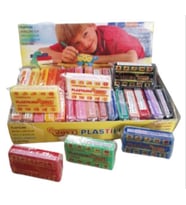 Oyun Hamuru Plastilina Kurumayan 50 Gr 10 Adet 1 Paket