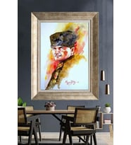 Gümüş Çerçeveli Atatürk Tablo za387