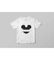 Mickey Mause Baskı Tişört (Yetişkin - Çocuk)