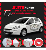 Fiat Punto Oto Araç Kapı Koruma Fitili 5metre Parlak Kırmızı Renk