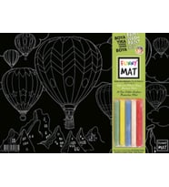 Funny Mat Black (Tebeşirli) Sıcak Hava Balonu 25X35 Cm