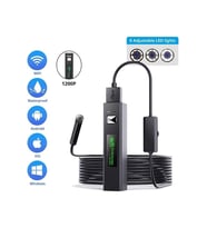 Apprise 8leds USB 10 Metre 1200P Wifili Endoskop Su Geçirmez Hd Yılan Kamera